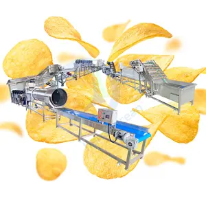 OCEAN 자동 냉동 감자 튀김 생산 라인 소형 감자 칩 핑거 칩 메이커 기계 만들기