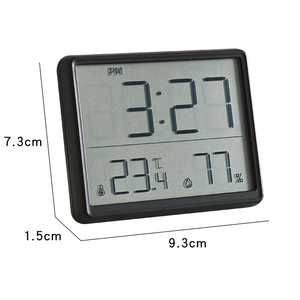 Màn hình lớn <span class=keywords><strong>LCD</strong></span> Đồng hồ treo tường với nhiệt độ humidness Magnetic kỹ thuật số Đồng hồ báo thức reloj de pared bàn đồng hồ báo thức - Product Image 2