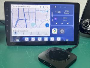 Iheylinkit CarPlay Ai Box <span class=keywords><strong>Android</strong></span> 16, CarPlay/<span class=keywords><strong>Android</strong></span> <span class=keywords><strong>Auto</strong></span> filaire vers système <span class=keywords><strong>Android</strong></span> avec Google Play Store 8+128 Go pour <span class=keywords><strong>Audi</strong></span> - Product Image 6