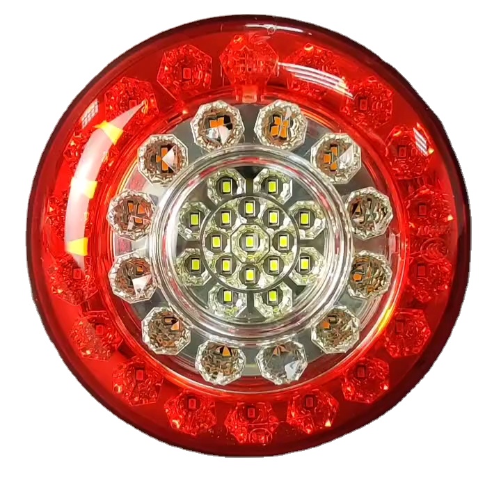 Светодиодные задние фонари для грузовых автомобилей, 12 В, 24 В