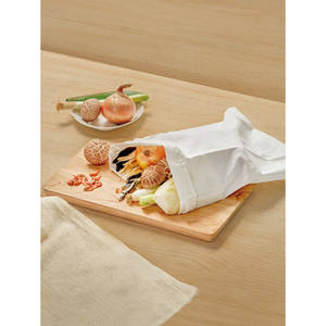 Pochette de cuisine en coton biologique avec broderie de logo personnalisé sérigraphiée pour bijoux vêtements montres et bracelets pour cadeaux - Product Image 1