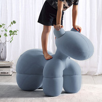 Sillón Infantil de Diseño Creativo con Forma de Caballo, para Sala de Estar