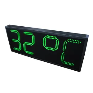 Cheetie Cp009 Super Heldere Led Dot Matrix 4 Cijfers Temperatuurbord Met Klok Display