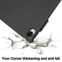 Étui rigide pour tablette avec support pliable pour Huawei Matepad 11.5S 2024/2025, housse en cuir PU, 11,5 pouces, antichoc