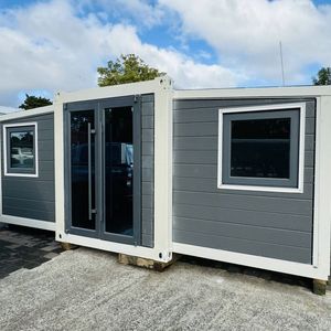 WFZH Conteneur de camping pliable de 20 pieds pour l'extérieur, structure en acier, panneaux sandwich en bois, design maison de campagne - Product Image 6