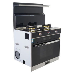 Gexiang Factory <span class=keywords><strong>Hotte</strong></span> <span class=keywords><strong>de</strong></span> cuisine Multifonctionnel 2 Brûleurs Cuisinière à <span class=keywords><strong>gaz</strong></span> Cuisinière Four intégré - Product Image 4