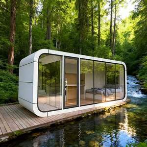 Maisons préfabriquées, hôtel capsule spatiale, <span class=keywords><strong>lit</strong></span>, maison capsule spatiale à 2 étages pour bureau capsule spatiale - Product Image 1