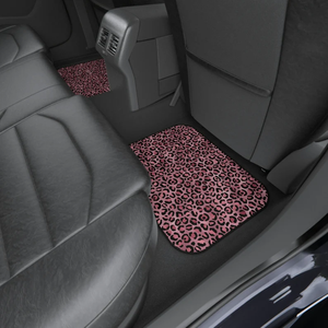 <span class=keywords><strong>Tapis</strong></span> de voiture personnalisé en polyester à imprimé léopard rose pour SUV/camion, <span class=keywords><strong>tapis</strong></span> de sol de 8 mm d'épaisseur, design de dessin animé - Product Image 2