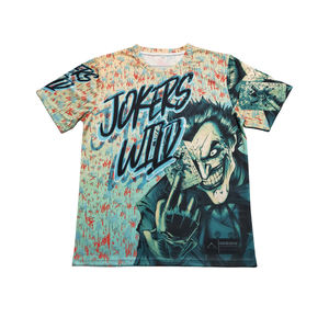 Camisetas sublimadas unisex con cuello redondo y estampado completo - Product Image 3