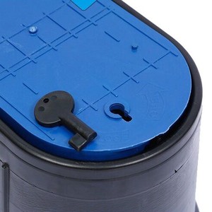 Màu xanh chi phí-hiệu quả nhựa trả trước đồng hồ nước bảo vệ trường hợp - Product Image 2