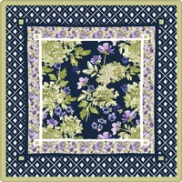 Tapis de mahjong à motif floral vert, antidérapant, avec dos en caoutchouc et bords cousus, fabricant de tapis de mahjong pour tables
