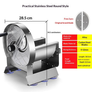 Multi-functional Fruit Slicer Machine Electric/Manual Suction Cup Base Fresh Lemon <b>Cutter</b> - Product Image 3