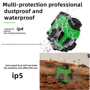 Niveau laser SX 16 lignes, lumière verte 520 nm, nivellement automatique, affichage numérique, qualité industrielle, utilisation en extérieur - Product Image 3