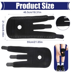 Genouillère Orthopédique de Sport à Ressorts, Respirante, Épaisse, Réglable, Antidérapante, en Néoprène, à Compression Professionnelle - Product Image 5