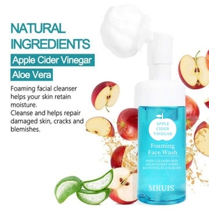 Aceto di sidro di mele Aloe Vera combattere il controllo <span class=keywords><strong>antibatterico</strong></span> schiarente sbiancante delicato esfoliante idratante detergente per il <span class=keywords><strong>viso</strong></span> - Product Image 2