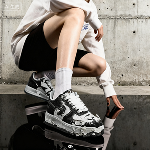 Zapatillas <span class=keywords><strong>Retro</strong></span> Estilo SB de Alta Gama - Negro Blanco <span class=keywords><strong>Panda</strong></span>/Gris Sombra Baja/Rojo Vino, Zapatos Casuales Unisex para Hombre y Mujer - Product Image 5