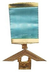 Maçonnique Regalia Craft Worshipful Tablier en cuir d'agneau Collier Bijou Gants Ensemble Techniques brodées Badge à coudre magnétique - Product Image 5