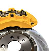 Caliper de Freno V6 Modificado y Mejorado de 6 Pistones para Disco Delantero de 355-380 mm, Compatible con Chevrolet Corvette C8 Z06, Subaru Forester, Hummer H2, Acura RSX