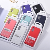 Casing Handphone Silikon Cair untuk Samsung Galaxy S25 S24 Ultra S23+ S22 S21 S20 Note 20 10 A52 A51 A72 A21