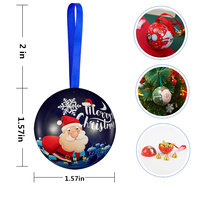 Boîtes en étain pour petites boules de noël, 10 pièces, pour bonbons et confiseries
