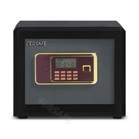 CEQSAFE Amerikanischer Kleiner Digitaler Tresor mit Tastatur Feuerfester und Brandschutz-Beständiger Safe