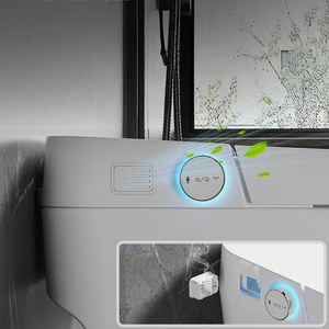 <span class=keywords><strong>WC</strong></span> intelligent HuSheng intégré avec réservoir d'eau, lumière et toilettes électriques intelligentes, personnalisable en termes de distance de pose - Product Image 4