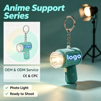 Porte-clés en peluche avec lumière de scène, accessoire personnalisé pour les fans, idéal pour les détaillants de conventions et les fournisseurs en gros