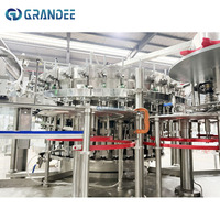 Machine de remplissage automatique de boissons gazeuses en bouteille PET 2L, équipement de remplissage d'eau pétillante