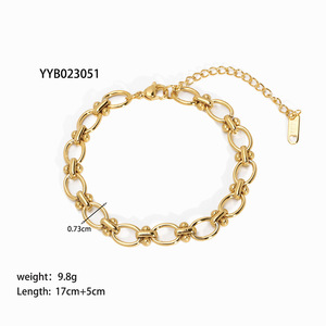 Pulsera <span class=keywords><strong>de</strong></span> Perlas Naturales <span class=keywords><strong>de</strong></span> <span class=keywords><strong>Agua</strong></span> Dulce Chapada en Oro <span class=keywords><strong>de</strong></span> 18K y Acero Inoxidable <span class=keywords><strong>de</strong></span> Lujo <span class=keywords><strong>para</strong></span> Mujer - Product Image 5