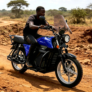 Motocicleta Eléctrica Resistente de 3000W y 80KM/H de Alta Velocidad, Motocicleta Eléctrica de Largo Alcance para Adultos Africanos - Product Image 1