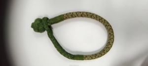 HYROPES polymère récupération corde véhicule tout-terrain Treuil ceinture tressage outil doux manille corde usine - Product Image 6