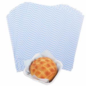 12x12 Inch 100 Pcs Coated Film Wax Paper Sheets Single-Sided Waterproof Recyclable Checkered 2026 <b>Wrap</b> Liners for Food - Product Image 5