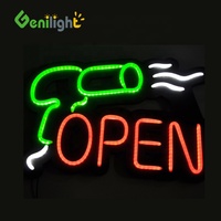 Letrero Publicitario LED de Neón Acrílico Personalizado Genilight, el Más Popular, Decoraciones Navideñas para Centros Comerciales, Proveedor OEM SDK