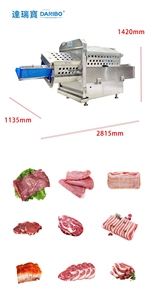 DRB-26K liên tục đông lạnh thịt Slicer Slice/dải/<span class=keywords><strong>Chunk</strong></span> công suất lớn đông lạnh thịt máy cắt cho công nghiệp sử dụng - Product Image 2
