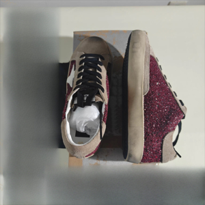 Top Quality GGBD Genuine Leather Shine Goose Winter Lace-up Sneakers Anti-Slip Comfortable Board Shoes Golden Dirty Walking - Product Image 5