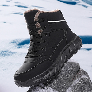 Botas de Nieve para Senderismo, Duraderas, Resistentes al Agua, Antideslizantes, de PU Engrosado, para Exteriores, Talla Grande, con Característica de Aislamiento Térmico - Product Image 6