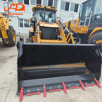 Chargeuse-pelleteuse CAT 428F d'occasion en bon état, 4x4, machine de construction multifonctionnelle, à vendre