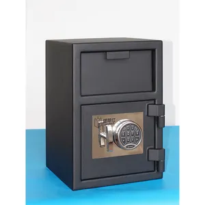Fashion Design Black/gray Solid Steel Safe Box For Money Valuables