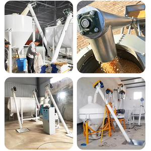 Convoyeur à vis sans fin industriel pour céréales, robuste, en acier au carbone, à vitesse réglable pour le <span class=keywords><strong>stockage</strong></span> - Product Image 6
