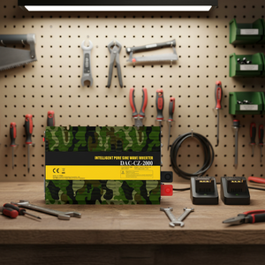 Convertisseur de courant NIUBAILE DAC-CZ-2000 2000W à onde sinusoïdale pure, convertisseur de courant <span class=keywords><strong>alternatif</strong></span> 48V vers <span class=keywords><strong>220V</strong></span> 60Hz monophasé, convertisseur de courant automobile industriel OEM personnalisé - Product Image 3