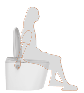 Inodoro de una Pieza con Diseño Contemporáneo, Cisterna Oculta, Bidé con Función de Autolimpieza - Product Image 2
