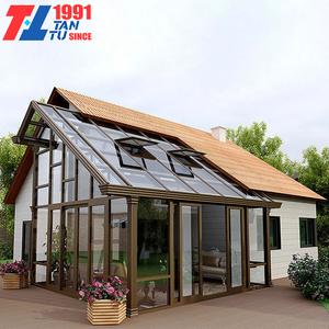 Nouvelles Tendances Solariums Personnalisés 4 Saisons Préfabriqués à Toit Incliné Modulaires pour Jardin et Véranda - Product Image 1