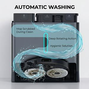 Aspirateur sans fil, puissance d'aspiration de 20000 Pa, 3 en 1 : balayage, lavage, aspiration humide et sèche, batterie de 5200 mAh, aspirateur robot - Product Image 6