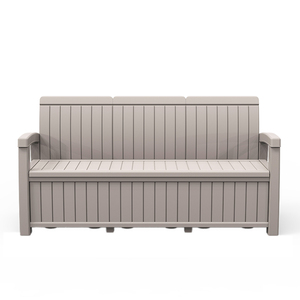 Ghế Công Viên Nhựa 3 Chỗ Ngồi Ngoài Trời Có Ngăn Đựng Đồ - Product Image 1