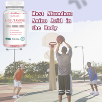 Capsules de L-Glutamine de marque privée OEM Newgreen Factory, complément alimentaire en capsules/comprimés/gummies de L-Glutamine