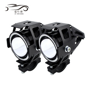 Vente en gros U7 moto projecteur phare LED 12V 30W feux de conduite moto LED antibrouillard universel voiture spots - Product Image 1