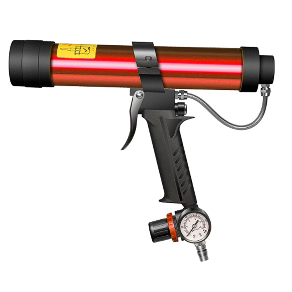 Пистолет клеевой пневматический регулируемый, 310 мл