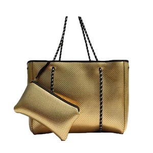Tas Tangan Wanita Emas Serbaguna, Tas Tangan Wanita, Tas Pantai, Tas Tote, Tas Perjalanan Neoprene untuk Pantai Musim Panas - Product Image 2