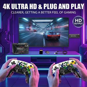 Gamegaga X8 Ultra 4K HD TV Game Stick, manettes sans fil, plus <span class=keywords><strong>de</strong></span> 40000 <span class=keywords><strong>jeux</strong></span> rétro intégrés, console <span class=keywords><strong>de</strong></span> <span class=keywords><strong>jeux</strong></span> vidéo classique portable - Product Image 4