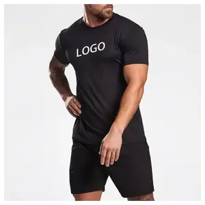 Großhandel Atmungsaktive Sommer OEM Logo Baumwolle Weiche Männer Hochwertige O-Ausschnitt Einfache T-Shirt Für Männer